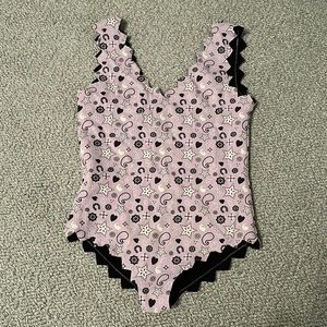 Stunning Bumby by Marysia swimsuit in bandana inspired print girls size 10